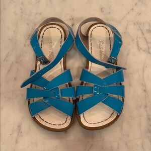 Salt water Blue Strappy Sandals girls size 3